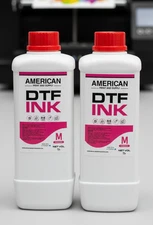 Direct to Film Ink for Epson Printheads Water Based Ink Magenta 1L Set of 2