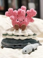 2025 NWT Summer Jellycat Amuseables Coral Pink With Dust Bag