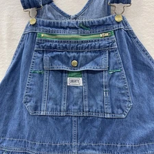 Vintage Liberty Overalls Men 44x32 (46x30)Blue Denim Workwear Rodeo Rancher Farm