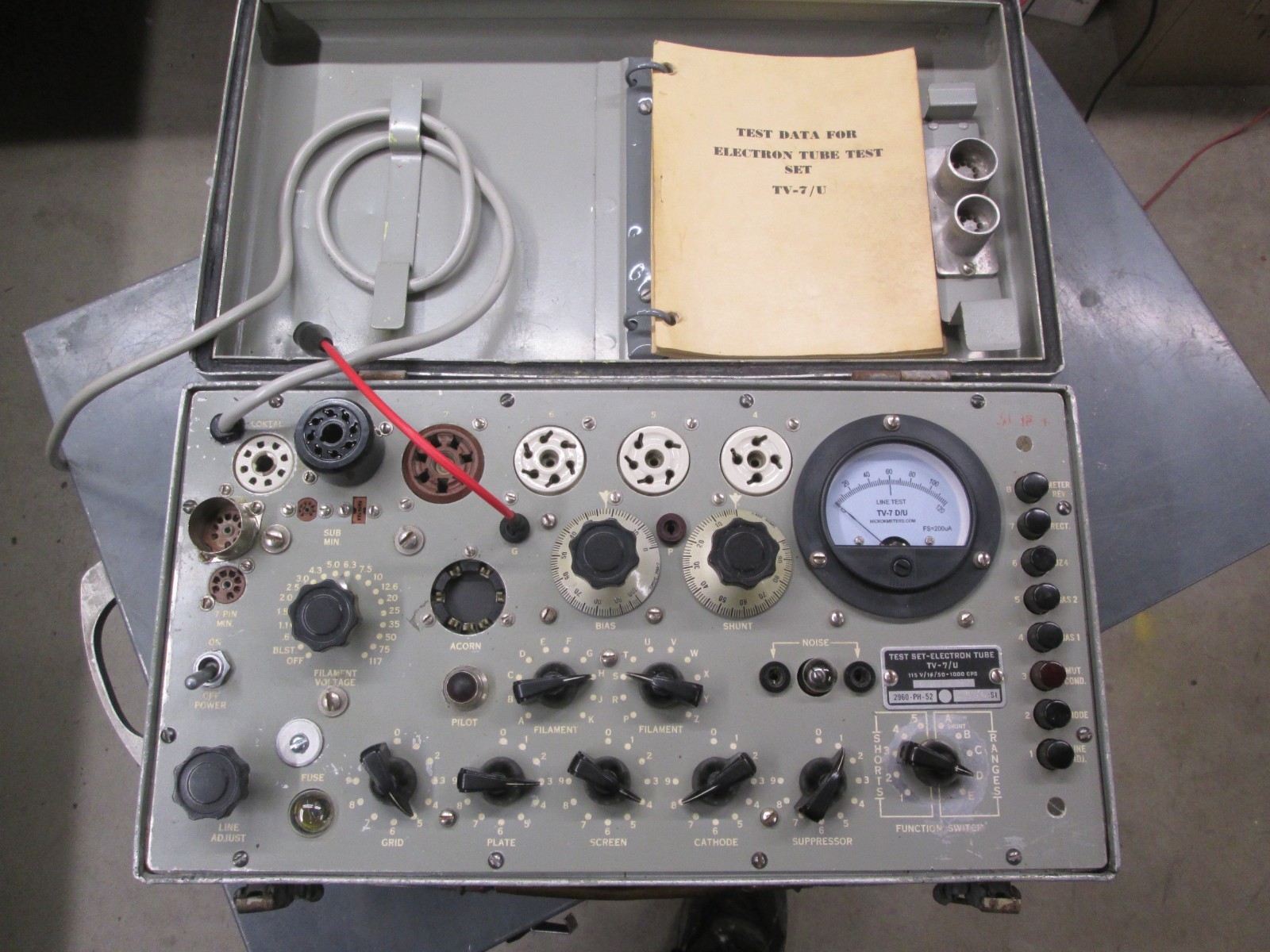 TV-7/U Tube Tester Calibrated