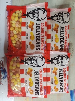 KFC Colonel s Favorite Jelly Beans 4oz Candy Fried Chicken Corn Gravy 4 Bags