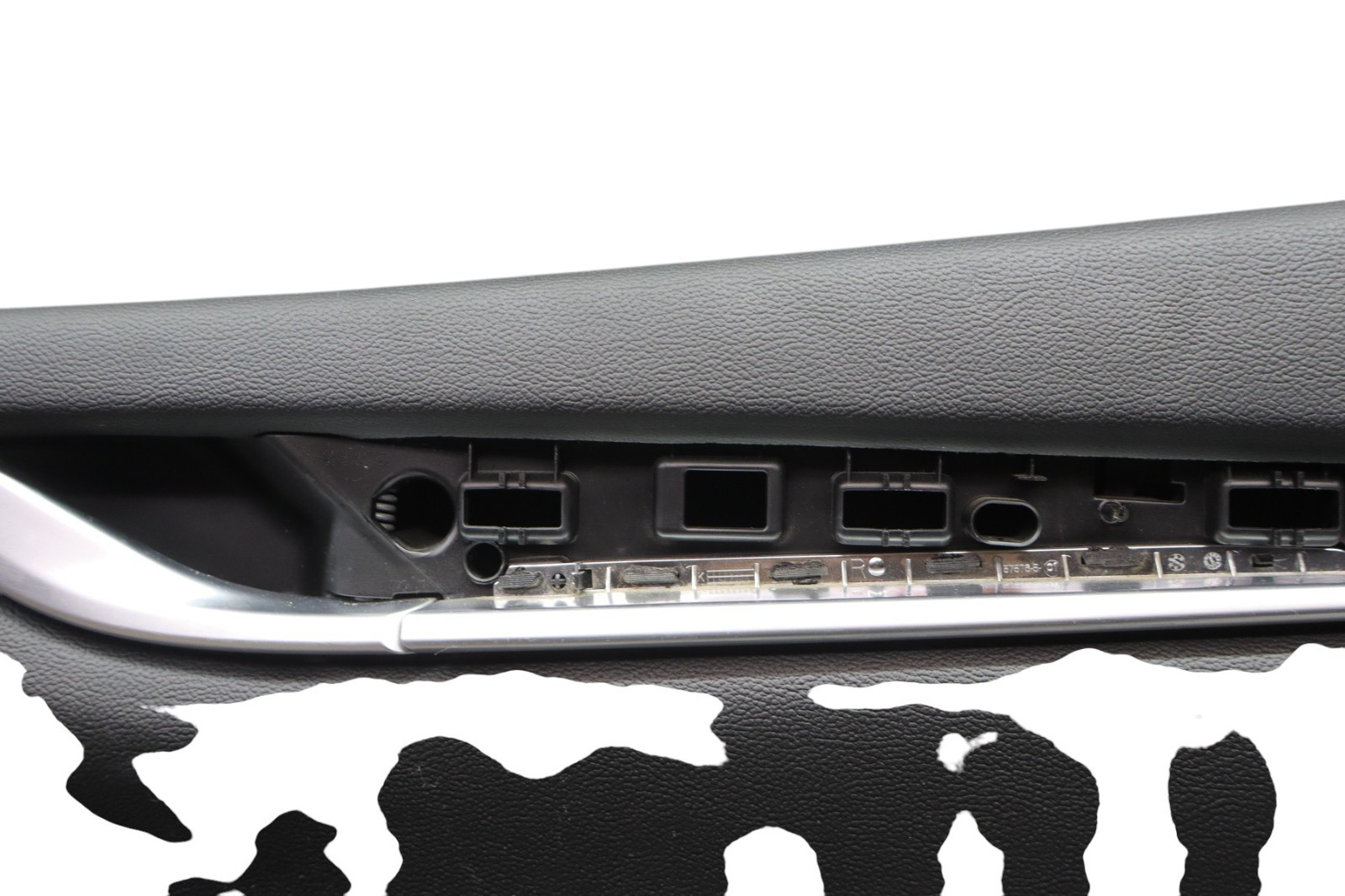 14-17 Maserati Ghibli Front Right Side Interior Door Panel Assembly Black OEM
