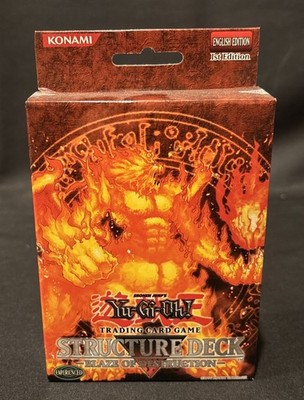 2005 Yugioh Blaze Of Destruction 1st Edition Structure Deck