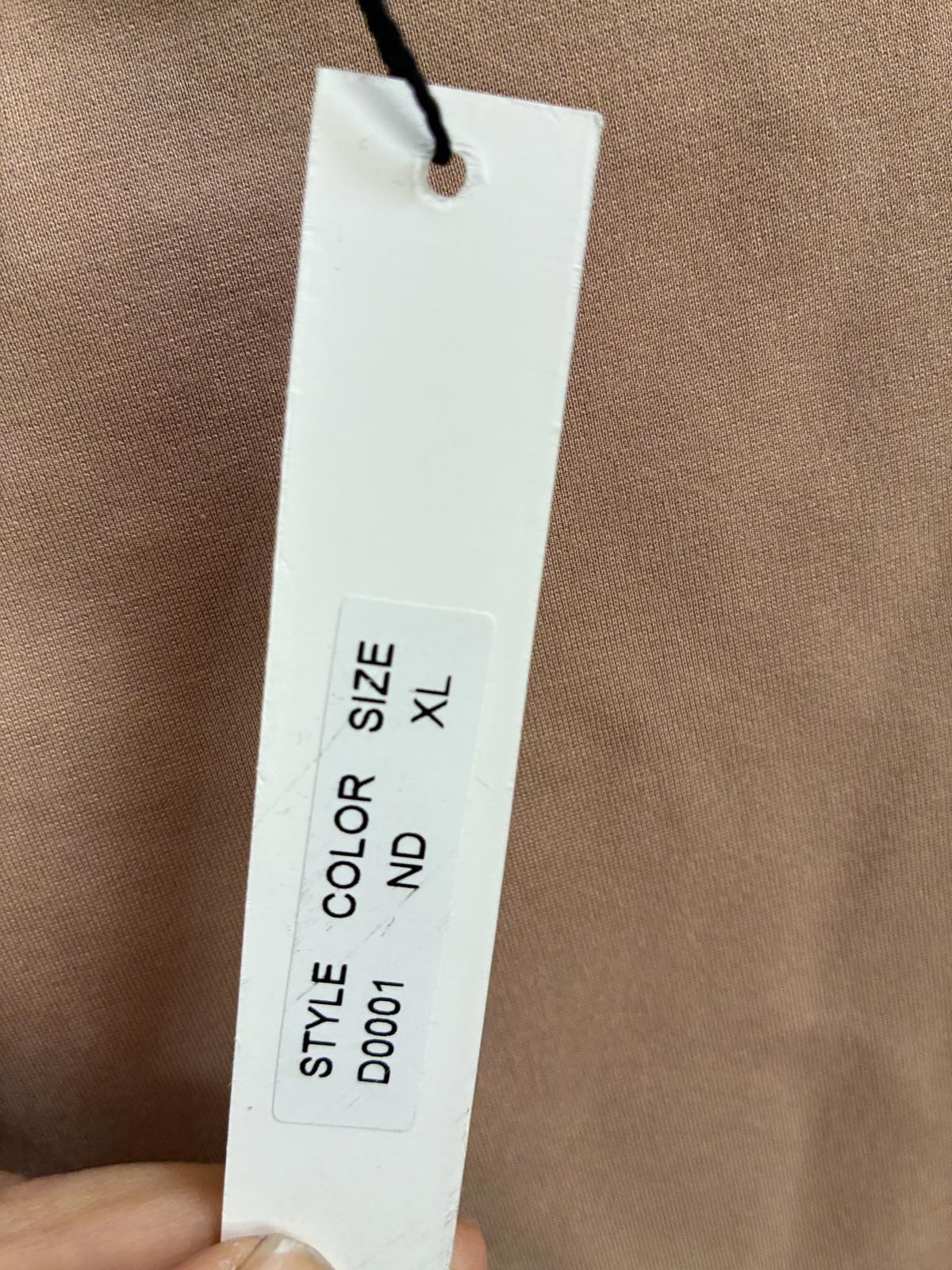 Urban Elegant Neutral Tone Tank Midi Dress sz XL Stretch Sheath Minimalist Chic