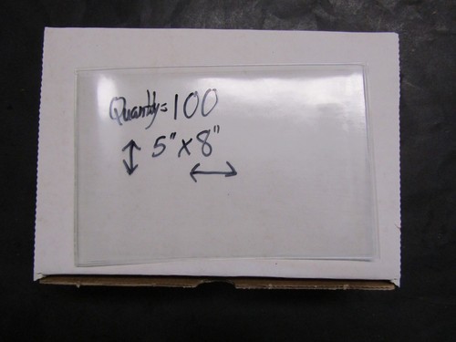 Toploading Furmers Plastic Holders 100v 5x8 (17SP)