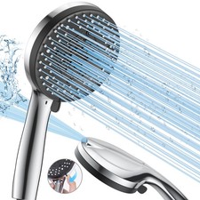 Cabezal de ducha de alta presión con 10 tipos de chorro, cabezal de ducha ducha ahorro de agua, Dusc...