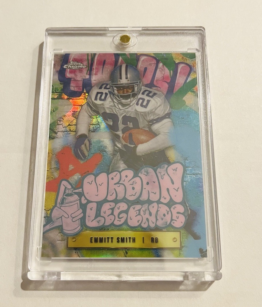 Emmitt Smith 2024 Topps Chrome Urban Legends Case Hit SSP