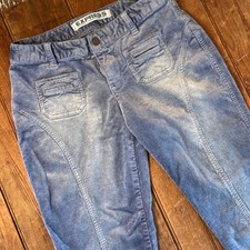 Women  s vintage 90s Express low rise flare leg corduroy jeans size 6