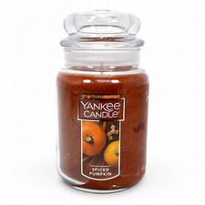 Yankee Candle Spiced Pumpkin Large Jar Candle 22 oz 11522W Fall Scent