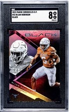 2023 Chronicles Draft Picks - Black Bijan Robinson (RC) SGC Grade (8) Pop (1)