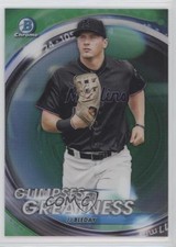 2020 Bowman Draft Glimpses of Greatness Green Refractor 59/99 JJ Bleday 0m8