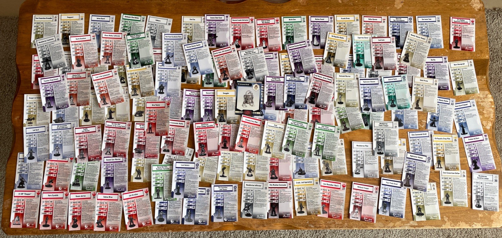 Stat Cards Lot Of 127