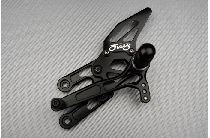 Commandes reculées moto sur piste pour HONDA CBR 1000 RR SC57 vert