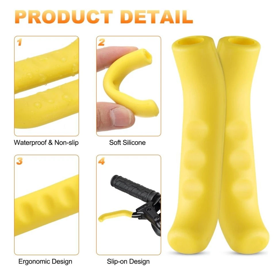 Водонепроницаемый комплект защиты ручки тормоза велосипеда от вибрации - Изображение 3 из 4