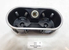 ✅ 11-18 OEM Porsche Cayenne Turbo 958 Front Center Console Dual Cup Holder Black