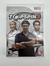 Top Spin 3 Nintendo Wii 2008 Top Spin Tennis Complete With Manual 2K Sports