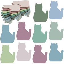 Ctosree 800 Sheets Cat Sticky Notes Set 8 Bright Color Morandi Colors