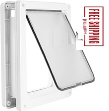 Large Doggie Door with Magnetic Locking Panel for Home Security - Durable  Weat