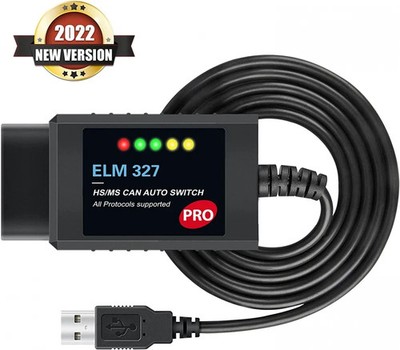 FOR OBD2 Adapter USB ELM327 Scanner Compatible with Ford F150 F250,...