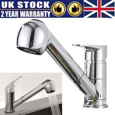Motorhome Caravan Mixer Tap Pull Out Spray Push Fit 12mm John Guest / Whale Tail