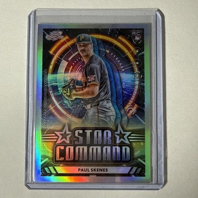 Paul Skenes RARE ROOKIE REFRACTOR TOPPS CHROME INVESTMENT CARD SSP PIRATES MINT