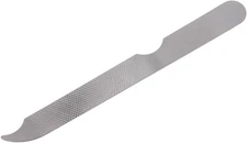 Parts Express Stainless Steel Metal Nail File, Double Side Fingernail Toenail Fi