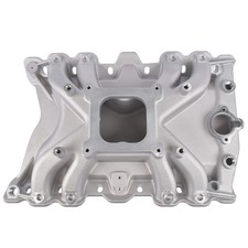 Single Plane Silver Aluminum LowRise Intake Manifold Fits for Oldsmobile 400 425