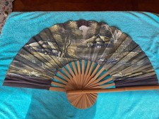 Asian Wall Fan Decor 36" x 24"