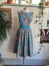 Monsoon Monsoon turquoise tea dress Size 10