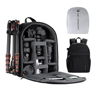 K&F CONCEPT Lightweight Camera Backpacks for Photographers Travel Bag with Cover
