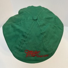 Vintage Miller High Life Snapback Newsboy/Cabbie Hat Made In USA