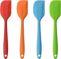 Moacc Teigschaber Silikon Set, Antihaft-Gummispatel Mit Edelstahlkern