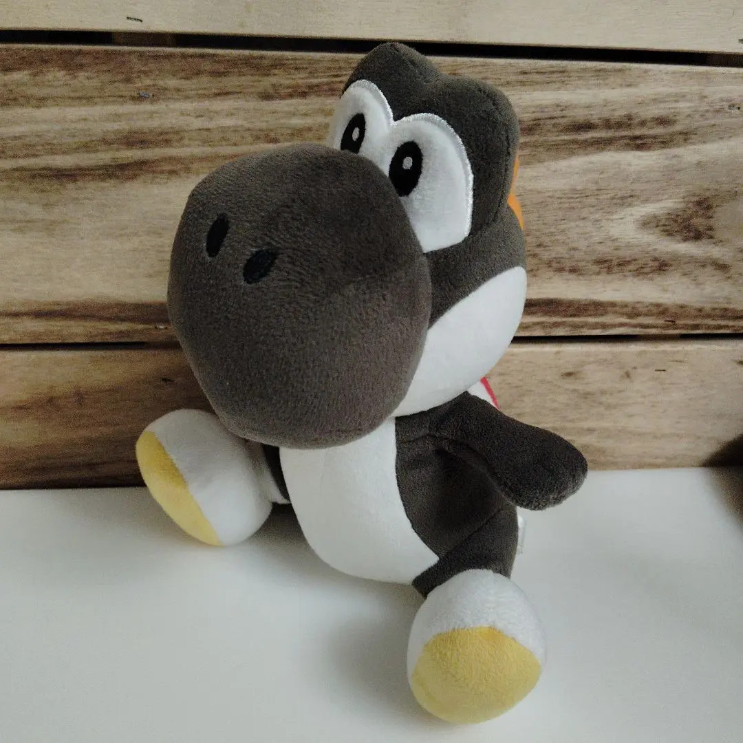 KPS Sanei Mario Yoshi's Island DS 5” Black Yoshi Plush Toy