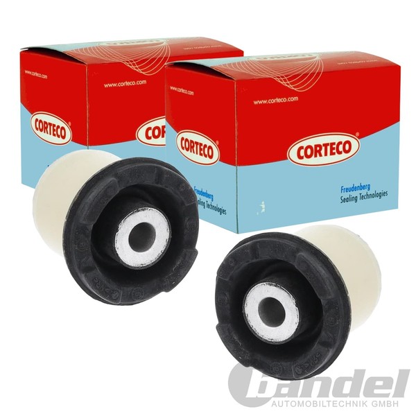 2X Corteco Querlenkerlager Buchse Vorne Hinten Passend FüR Opel Astra Meriva ZAF-image
