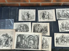 Victorian Religious Cuttings Interesting Artwork Magazine Items Curios Interest