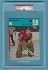 1977-79 SPORTSCASTER 14-23 Ken Dryden Montreal Canadiens! Italy! PSA 8 NM-MT!