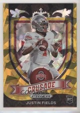 2021 Panini Prizm Draft Picks Crusade Gold Ice Prizm Justin Fields #163 0hc7