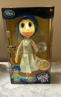 Disney Store Pixar Inside Out Deluxe Talking Joy Doll Lights Up 10.5  2015 NEW