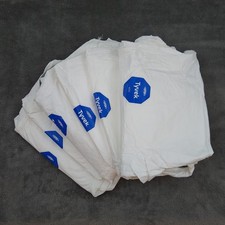 LOTE de 6 monos Tyvek 400 talla MD Dupont adjuntos capó y cubiertas de botas
