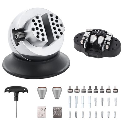 VEVOR Ball Vise 3'' Engraving Setting Tool 360° Rotation Engraving Block Vise