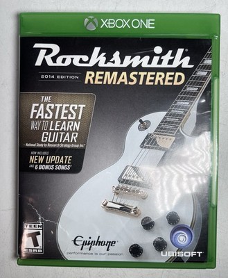 Rocksmith 2014 Edition Remastered (Xbox One, 2014) No Manual or Cable