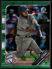 2019 Bowman Draft Sapphire Edition #BDC-193 Alejandro Kirk Green Sapphire #/50