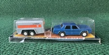 Tootsietoy U-HAUL Trim Line Car and Trailer Diecast Vehicle NEW in Damaged Box