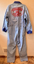 Vintage Cleveland Overall Company CUYAHOGA COUNTY JAIL Jumpsuit Mens 48 WORN