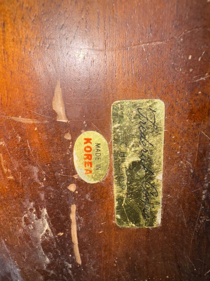 VTG 1950s Mantel Fish Swordfish Sport Fish Brass & Wood Statue Frederick Cooper - Image 4 of 4