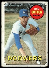 1969 Topps #216 Don Sutton