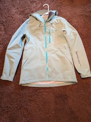 Women's Flylow Billie Coat Premium Ski Shell Size Medium Agave