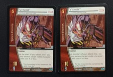 2007 VS System Venom MTU-026 x2 Marvel Team-Up Upper Deck