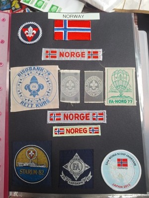 Pfadfinderabzeichen NORWEGEN X 85 GROSSE SAMMLUNG