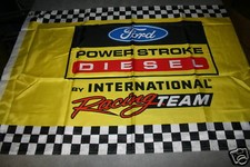 Ford Powerstroke Diesel Flag Nascar Racing Truck Pickup Power Stroke Gear Cap Ps